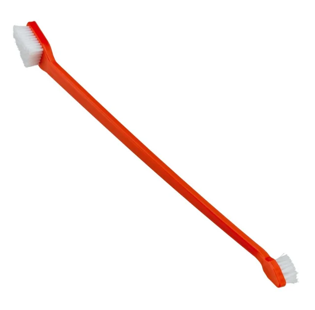 Ferplast GRO 5939 двусторонняя зубная щетка для собак и кошек, 2,3x19x1,5 см
