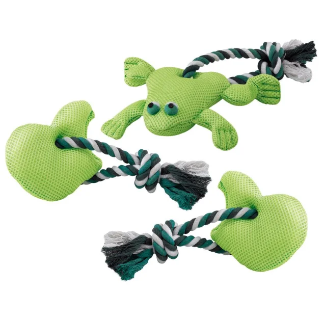 Игрушка лягушка Ferplast PA 6515 со шнуром для животных