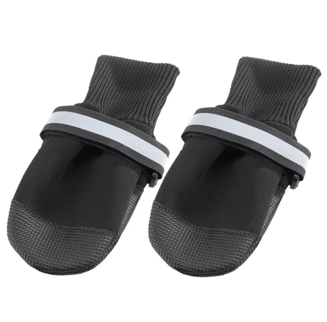 Захисне взуття Ferplast Protective Shoes Black для собак, розмір M, чорна, 7×8×9 см