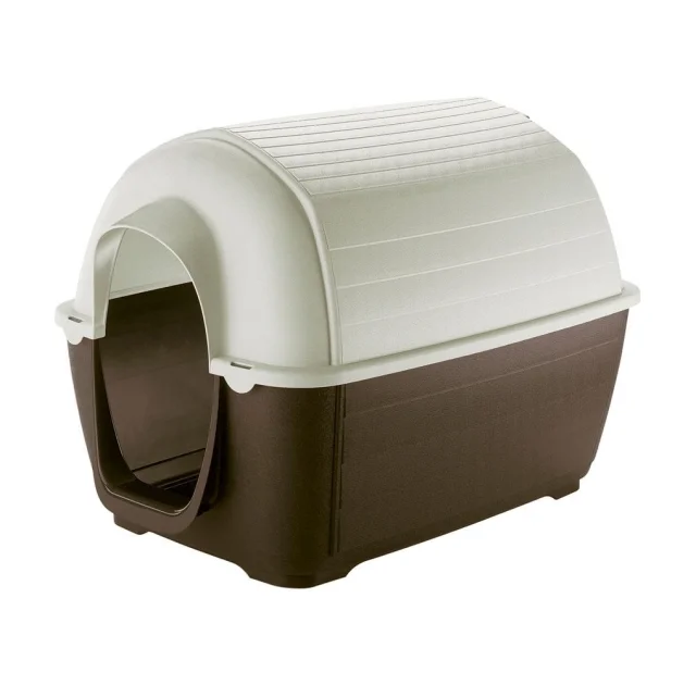 Пластиковая будка Ferplast Kenny 03 Plastic Kennel для собак в форме иглу, 60x89x60 см