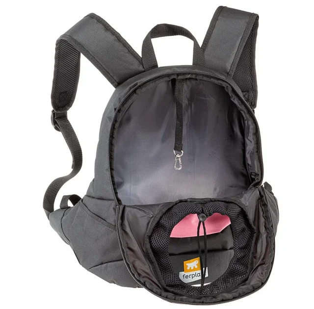 Рюкзак-переноска Ferplast Kangoo Small Pink Backpack для мелких собак, розовая, 37×16×36.5 см