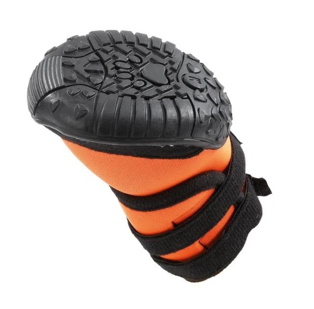 Захисне взуття Ferplast Trekking Shoes для собак, розмір S, помаранчева, 6×7×10 см