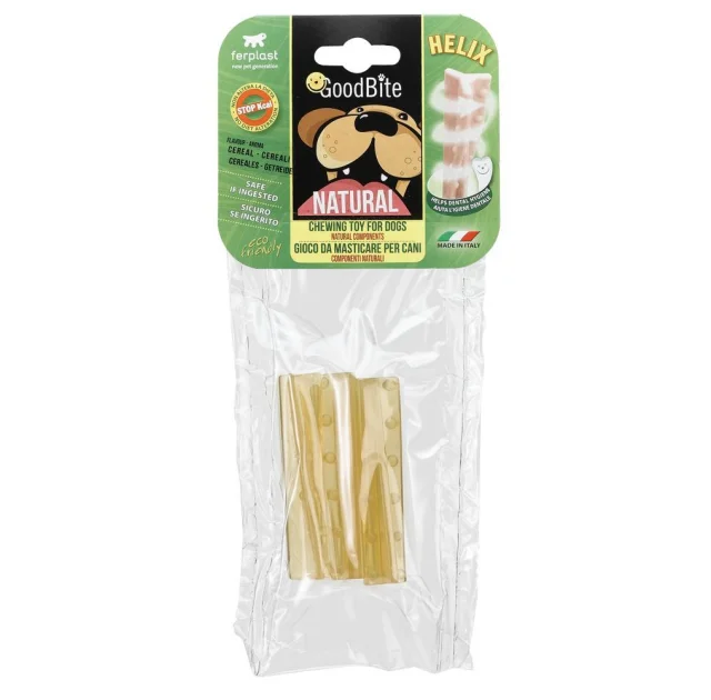 Жевательная игрушка Ferplast GoodBite Natural Cereal Helix S для собак, 1,9x1,9x8,5 см