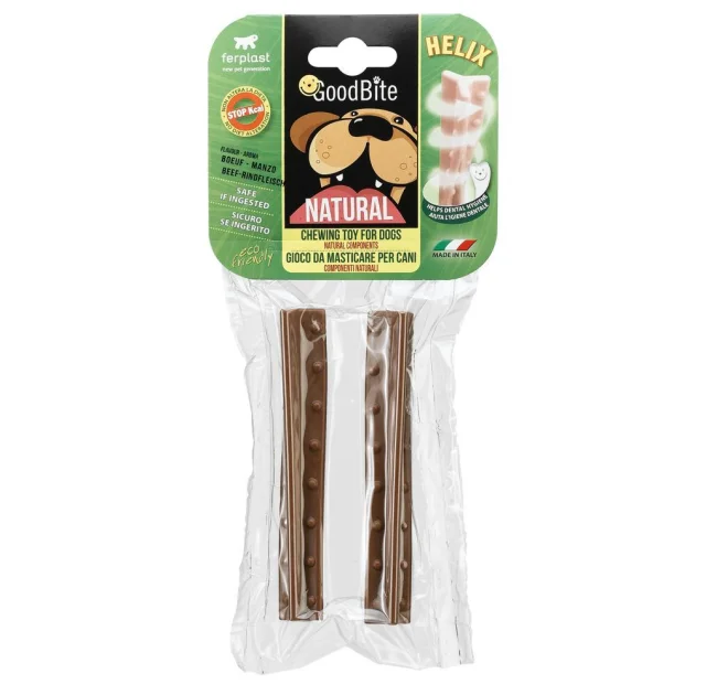 Жувальна іграшка Ferplast GoodBite Natural Beef Helix M для собак, 2,2x2,1x12 см
