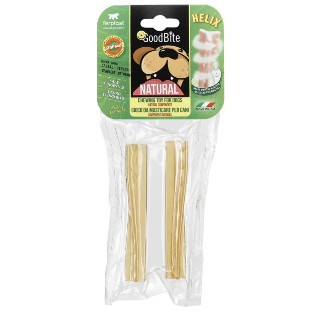 Жевательная игрушка Ferplast GoodBite Natural Cereal Helix M для собак, 2,2x2,1x12 см