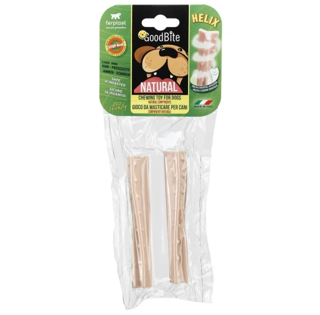 Жевательная игрушка Ferplast GoodBite Natural Ham Helix M для собак, 2,2x2,1x12 см