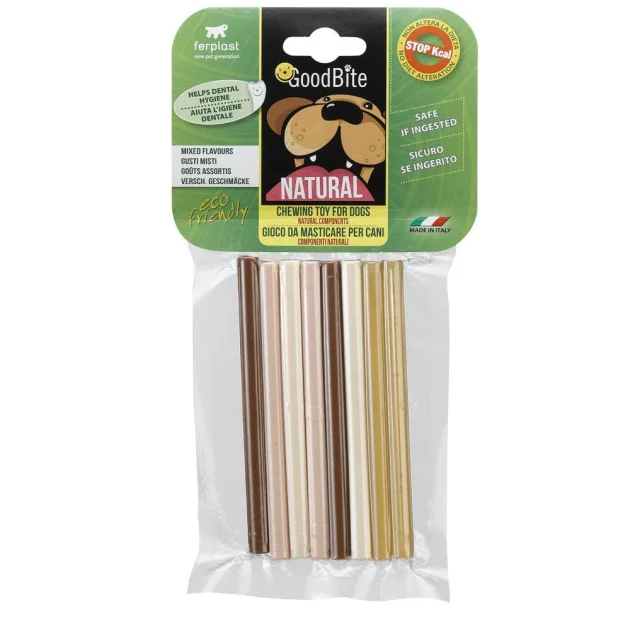 Жевательная игрушка Ferplast GoodBite Natural Dog Stick для собак из натуральных компонентов, 0,9x12,5 см (x8)