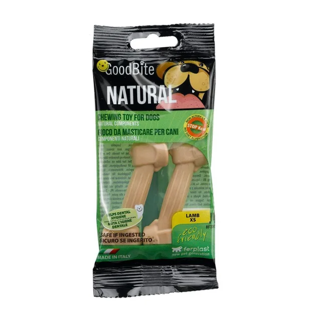 Жевательная игрушка Ferplast GoodBite Natural BAG Lamb XS для собак, 15 г