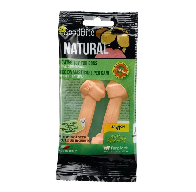 Жевательная игрушка Ferplast GoodBite Natural BAG Salmon XS для собак, 15 г