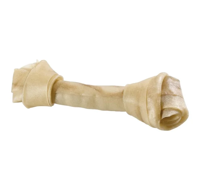 Плетеные жевательные косточки Ferplast GoodBite Fun 3945 Bone Natural 125g для собак, 26x7x5 см