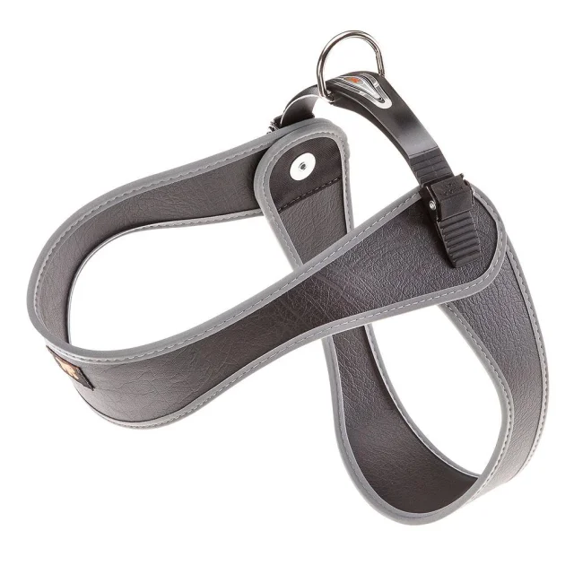 Ferplast Agila 4 Harness Black ергономічна шлейки для собак з еластичним шнуром, 44x52 см