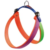 Ferplast Agila Colors 6 Purple-Orange шлейка из нейлона, для собак, 57x65 см
