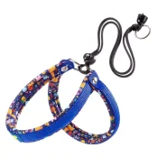 Ferplast Agila Fantasy 3 Blue эргономичная шлейка для собак с мягкой подкладкой и эластичным шнуром, 42x50 см