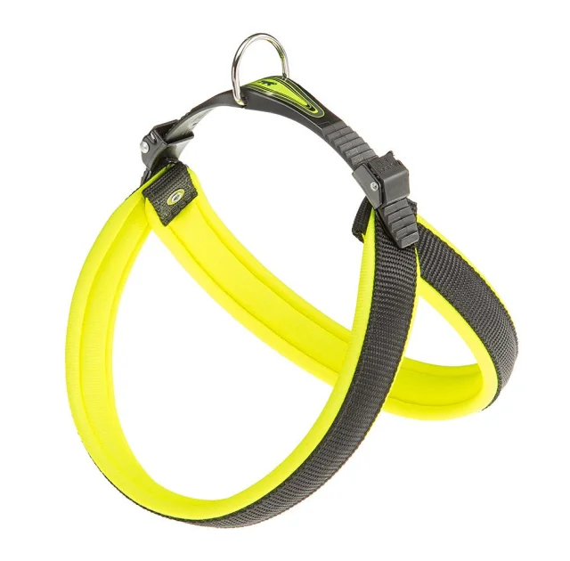 Эргономичная шлейка Ferplast Agila Fluo 5 Yellow для собак, 50x58 см