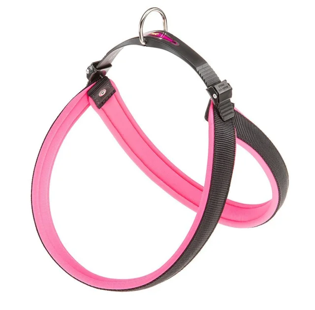 Эргономичная шлейка Ferplast Agila Fluo 6 Pink для собак, 57x65 см