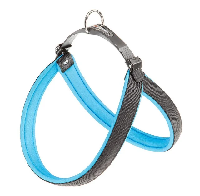 Эргономичная шлейка Ferplast Agila Fluo 9 Blue для собак, 77x85 см