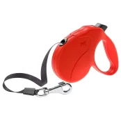Поводок-рулетка для собак до 12 кг Ferplast Amigo Easy Mini Tape c лентой, красный, 3 м