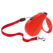 Поводок-рулетка для собак до 15 кг Ferplast Amigo Easy S Cord Rosso cо шнуром, красный, 5 м
