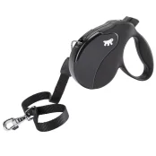 Поводок-рулетка Ferplast Amigo L Cord Black Lead для собак c тонким шнуром, 16x3,8x15 см