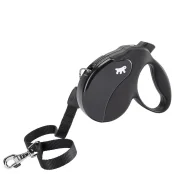 Поводок-рулетка Ferplast Amigo Long Cord Black для собак cо шнуром, 15x3,6x14 см
