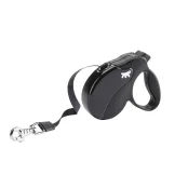 Поводок-рулетка Ferplast Amigo Mini Tape Black для собак c стрічкою, чорний, 12x3x10 см