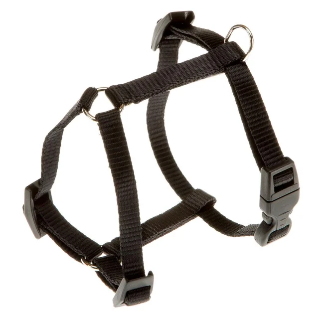 Нейлоновая шлейка Ferplast Champion P XS Black для собак, черная, А: 22x38, B: 25x38 см