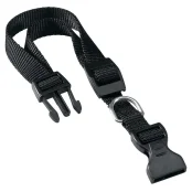 Нейлоновий нашийник Ferplast Club C10 / 32 Colours Black для собак, чорний, 23x32 см