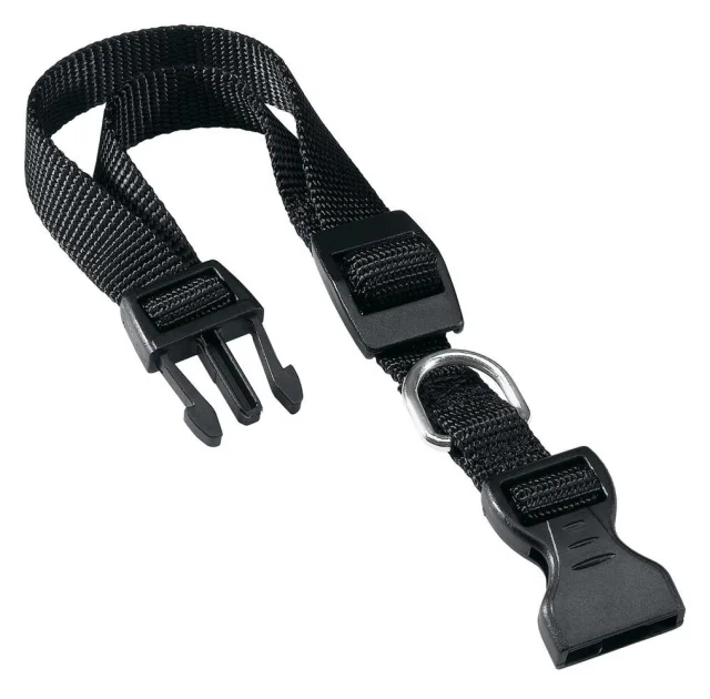Нейлоновий нашийник Ferplast Club C10 / 32 Colours Black для собак, чорний, 23x32 см