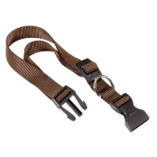 Нейлоновий нашийник Ferplast Club C20 / 56 Colours Brown для собак, коричневий, 36x56 см
