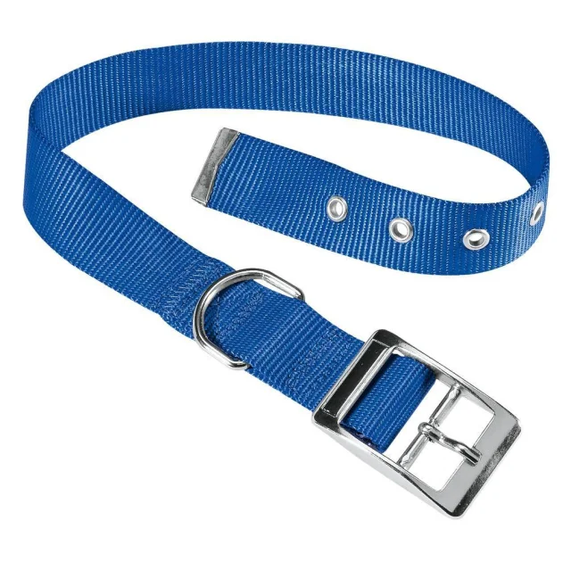 Нейлоновый ошейник Ferplast Club CF20/43 Blue для собак, синий, 35x43 см