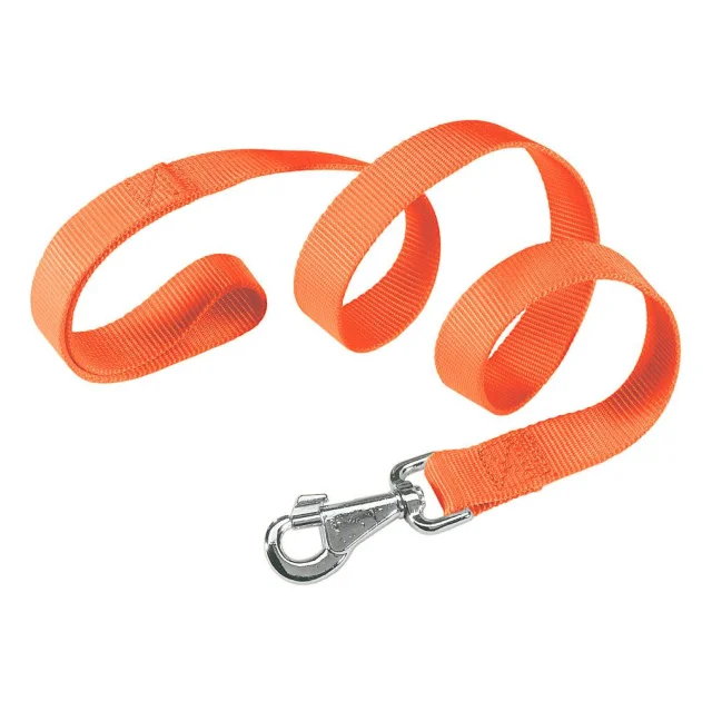 Нейлоновий поводок Ferplast Club G15 / 110 Orange для собак, помаранчевий, 15 мм, 110 см