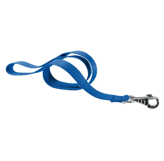 Нейлоновий поводок Ferplast Club G15 / 120 Blue для собак, синій, 15 мм, 120 см