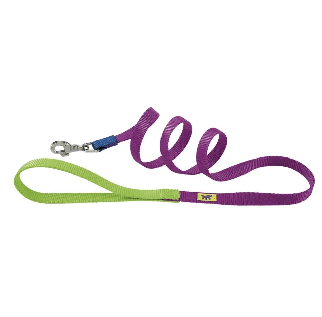 Нейлоновий поводок Ferplast Club G15 / 120 Purple для собак, фіолетовий, 15 мм, 120 см