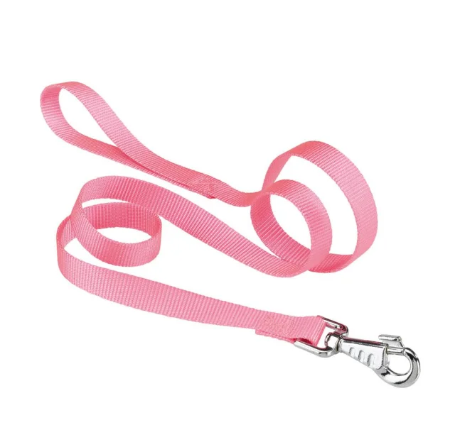 Нейлоновий поводок Ferplast Club G15 / 120 Pink для собак, рожевий, 15 мм, 120 см