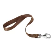 Нейлоновий поводок Ferplast Club GM25 / 45 Brown для собак, коричневий, 25 мм, 45 см