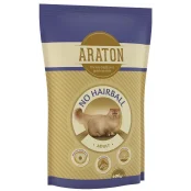 Сухий корм Araton Adult No Hairball для котів для усунення болю в кишечнику вагою від 1 до 8 кг, 400 г