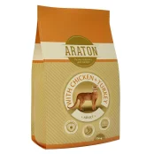 Сухий корм Araton Adult With Chicken & Turkey для котів вагою від 1 до 8 кг, 15 кг