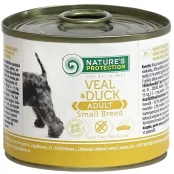 Консерва Natures Protection Adult small breed Veal & Duck для дорослих собак, 200 г