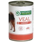 Консерва Natures Protection Adult Veal для дорослих собак, 400 г