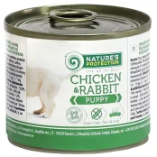 Консерва Natures Protection Puppy chicken & rabbit для цуценят, 200 г