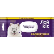 Вологі серветки Лайkit для догляду за тваринами 30 шт