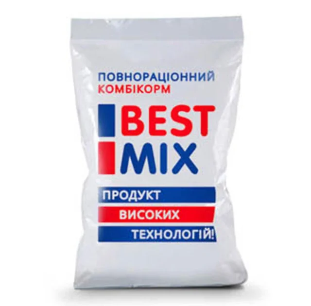 Престартовый комбикорм Best Mix для бройлеров от 0 до 8 дней, 1.5 кг