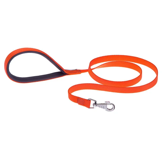 Нейлоновий поводок Ferplast Daytona G15 / 120 Orange для собак, 15 мм 120 см
