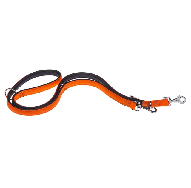 Регулируемый нейлоновый поводок Ferplast Daytona GA15/200 Orange для дрессировки собак, 20 мм, 200 см