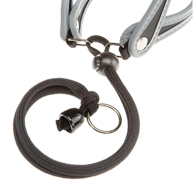 Ferplast Agila 1 Harness Black ергономічна шлейки для собак з еластичним шнуром, 26x38 см