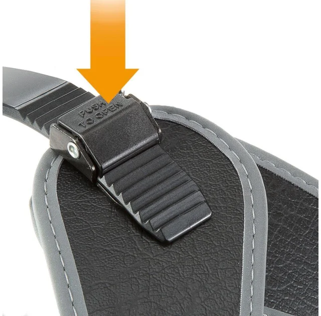 Ferplast Agila 3 Harness Black ергономічна шлейки для собак з еластичним шнуром, 42x50 см