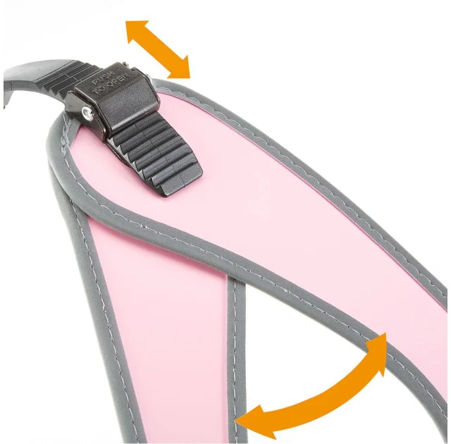 Ferplast Agila 6 Harness Pink ергономічна шлейки для собак з системою мікрорегулюванням, 57x65 см