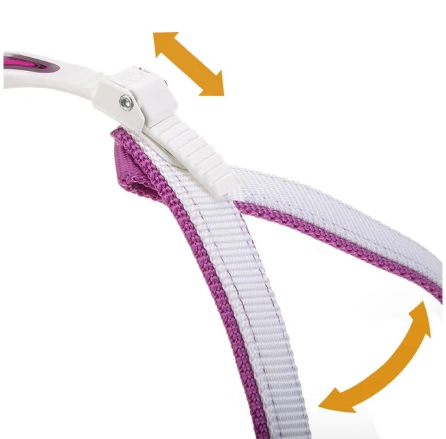 Ferplast Agila Colors 2 White-Purple шлейка из нейлона, для собак, 32x50 см