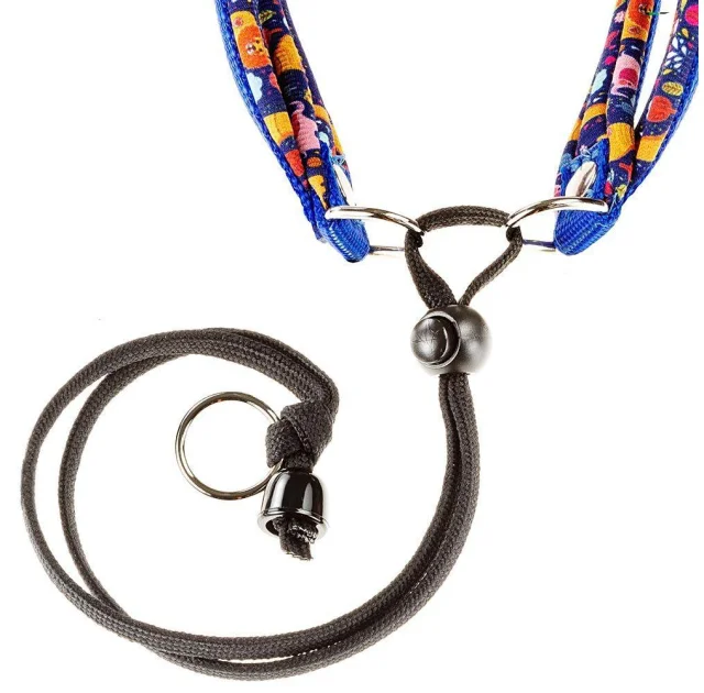 Ferplast Agila Fantasy 3 Blue эргономичная шлейка для собак с мягкой подкладкой и эластичным шнуром, 42x50 см