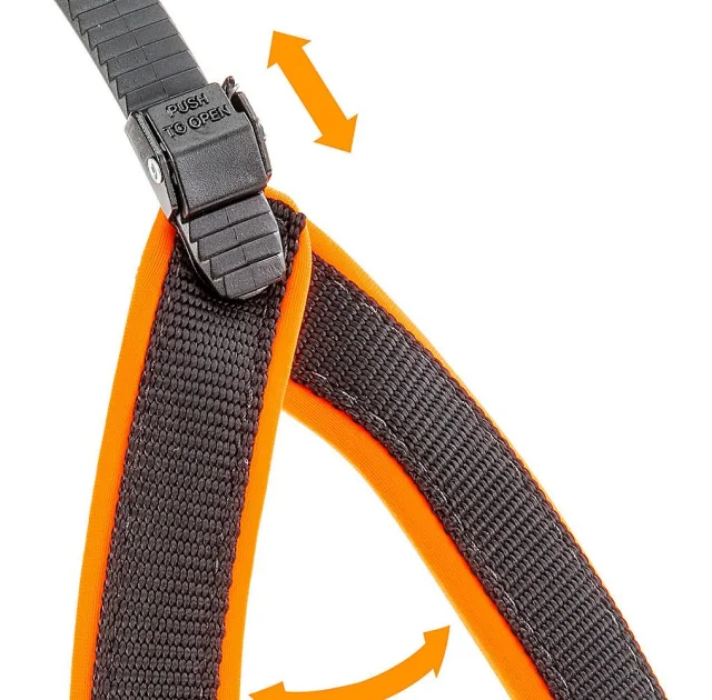 Эргономичная шлейка Ferplast Agila Fluo 5 Orange для собак, 50x58 см